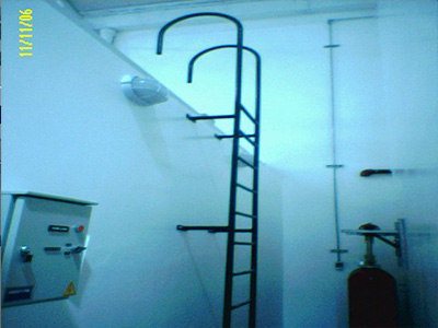 Escalera gato para cuarto frio